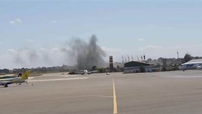 إصابات خطيرة بخزانات وقود بمستودع مطار معتيقة الدولي