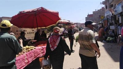 إخلاء سوق الكفر الجديد بميت سلسيل في الدقهلية لمجابهة كورونا | صور