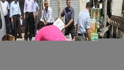 مصادرة 1.5 طن لانشون وبطاطس و9120 عبوة حلاوة طحينية فاسدة بالجيزة 