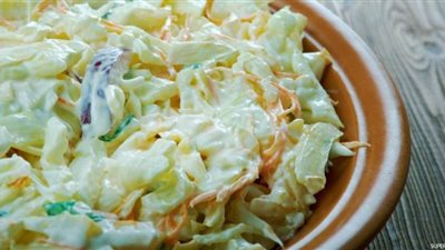 طريقة عمل سلطة كول سلو | فيديو