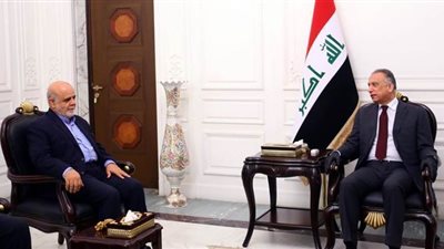 الكاظمي يستقبل السفير الإيراني في بغداد