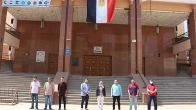 المجموعة الرابعة من طب المنصورة تشارك بالحجر الصحي في تمى الأمديد