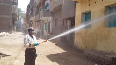 حملات تطهير بعد ظهور حالات إيجابية في قنا ونجع حمادي وقفط ودشنا | صور