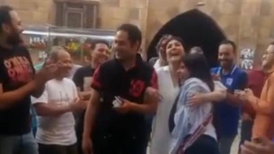 دينا ترقص في زفاف غادة عبدالرازق لمدير التصوير هيثم زنيتا |فيديو