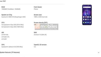 5 مواصفات مسربة لهاتف Vivo X50 Lite قبل إطلاقه رسميا