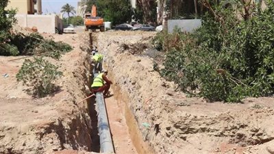 تجديد خطوط شبكات مياه مناطق  