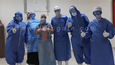 تعافي حالتين من مصابي كورونا وخروجهما من عزل المدينة الجامعية ببني سويف