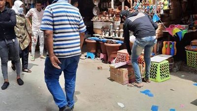 حملة مكبرة لإزالة الإشغالات وتعديات الباعة على الطرق في الإسكندرية