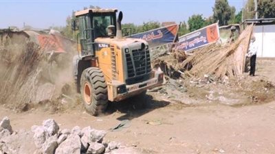 أجهزة الأمن تزيل التعديات على أملاك الدولة والأراضي الزراعية بـ 4 محافظات l  صور