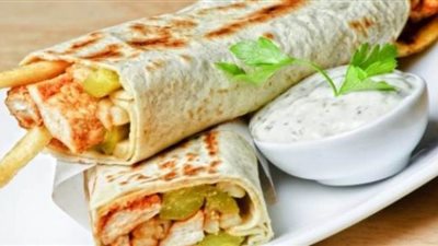 طريقة عمل الشاورما فراخ كأشهر المحلات من مطبخ الشيف آسيا
