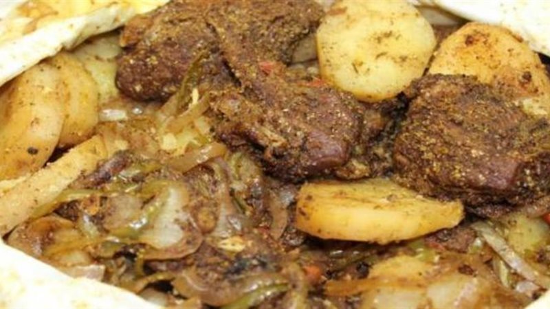 عمل ورقة اللحمة