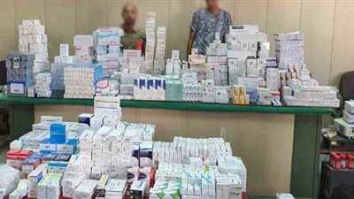 ضبط  3 آلاف عبوة أدوية محظور تداولها داخل صيدلية بالدقي