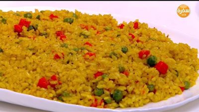 طريقة عمل الأرز البسمتى بالبسلة والجزر | فيديو