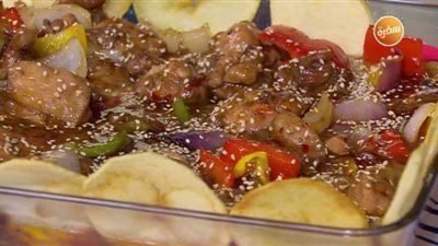 طريقة عمل الشيش طاووق بالسويت تشيلي صوص| فيديو