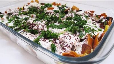 عمل فتة المكدوس على طريقة الشيف أميرة شنب | فيديو