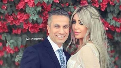 العميد محمد سمير والإعلامية إيمان أبو طالب يحتفلان بعيد زواجهما