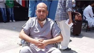 أطباء العزل ببلطيم يروون كواليس إصابة زميلهم بالعمى: لم نجد له مكانا داخل مستشفى العزل لعلاجه.. ووكيلة الوزارة لم تفعل شيئا | صور