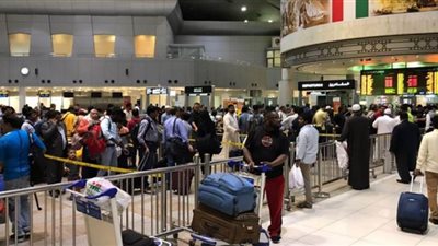 3 رحلات تغادر مطار القاهرة إلى الكويت غدا لإعادة  المصريين العالقين