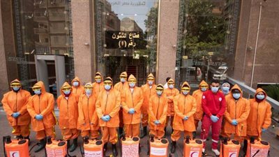 الهلال الأحمر المصري يواصل تنفيذ تدخلات ميدانية لمواجهة فيروس كورونا