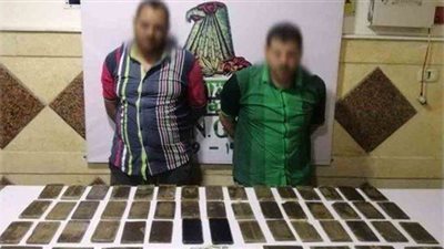 حبس 5 عناصر إجرامية 4 أيام لحيازتهم 300 طربة حشيش l صور