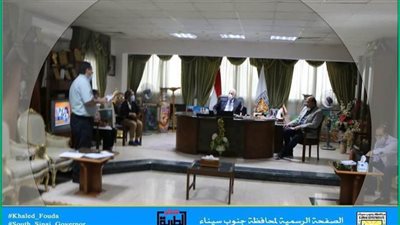 محافظ جنوب سيناء يتابع تنفيذ مشروعات الخطة الاستثمارية