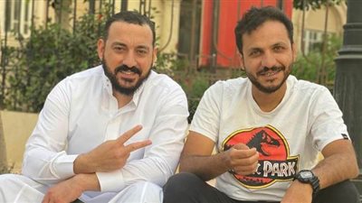 بيتر ميمي رفقة دياب في كواليس 