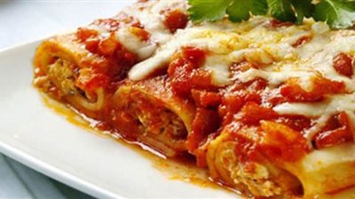 طريقة عمل الكانيلوني باللحمة المفرومة | فيديو