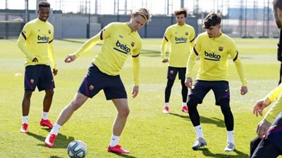 برشلونة يعود للتدريبات بعد الراحة