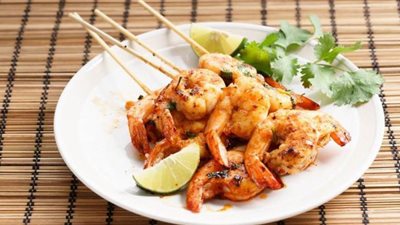 طريقة عمل الجمبري المشوي بالعسل