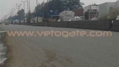 شلل مروري بطريق «القاهرة - إسكندرية» الزراعي بسبب انقلاب مقطورة