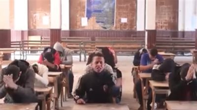 طلاب كلية التربية الرياضية يبهرون مستخدمي «فيس بوك» (فيديو)