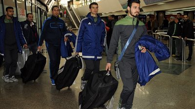 بالصور.. مسئولو «الرجاء» المغربي يستقبلون «المقاصة»