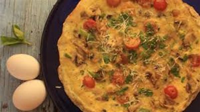 طريقة إعداد أومليت القرنبيط من منال العالم