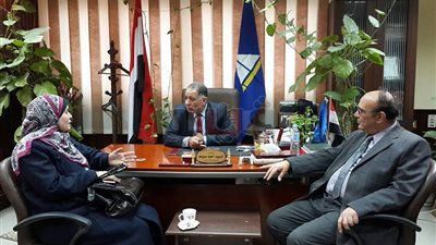 وكيل «تعليم دمياط» يلتقي مدير الإدارة العامة للتعليم الصناعي