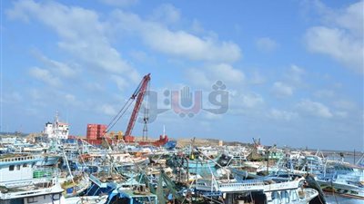 توقف حركة الملاحة البحرية بكفرالشيخ بسبب سوء الأحوال الجوية