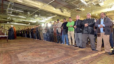 إقامة أول صلاة جمعة في مسجد الفتاح العليم بالعاصمة الإدارية (صور)