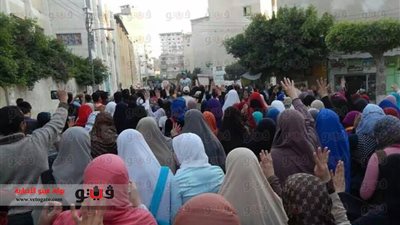 بالصور.. «الإرهابية» تتظاهر بدمياط ضد انتخابات الرئاسة