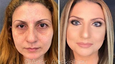 خبير تجميل يعيد النساء 20 عامًا للوراء بحيلة مذهلة(صور)