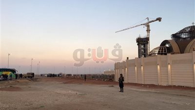 انتشار أمني مكثف بمحيط كاتدرائية العاصمة الإدارية (صور)