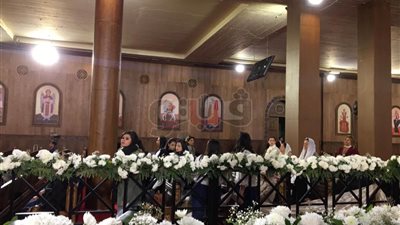 كاتدرائية العاصمة الإدارية تتزين لاستقبال حضور قداس الميلاد