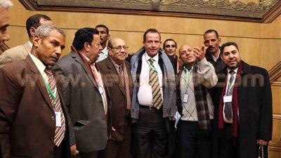 «عبدالغني» عقب فوزه برئاسة العربي الناصري:«إيد في إيد نبني حزبنا»