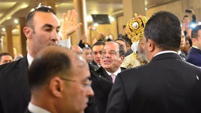 الصفحة الرسمية للرئيس تنشر تهنئة السيسي للمصريين بعيد الميلاد