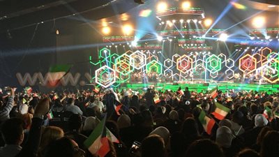 بالصورة.. «هلا فبراير»: حفل تامر حسني الأنجح بالمهرجان حتى الآن