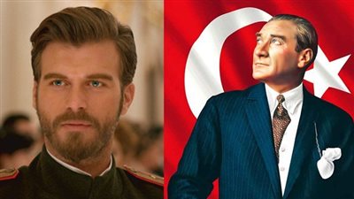 رد فعل نجم عالمي على اختيار «مهند» التركي لتجسيد أتاتورك (صور)