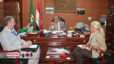 وصول وفد الاتحاد الأوربي المراقب للانتخابات بالفيوم