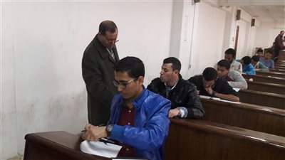 انتظام الامتحانات بجامعة الأزهر في ثاني أيامها (صور)