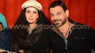 بالصور.. انتهاء مؤتمر مسرحية «حوش بديعة»