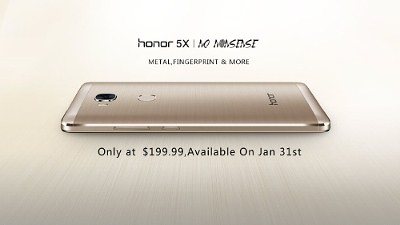 هواوي تعلن عن «Honor 5X» في 31 يناير