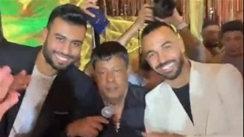 افشه وحسام حسن مع