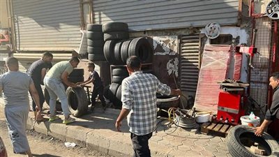 11 صورة ترصد حملة إشغالات بشارع اللبيني في الهرم